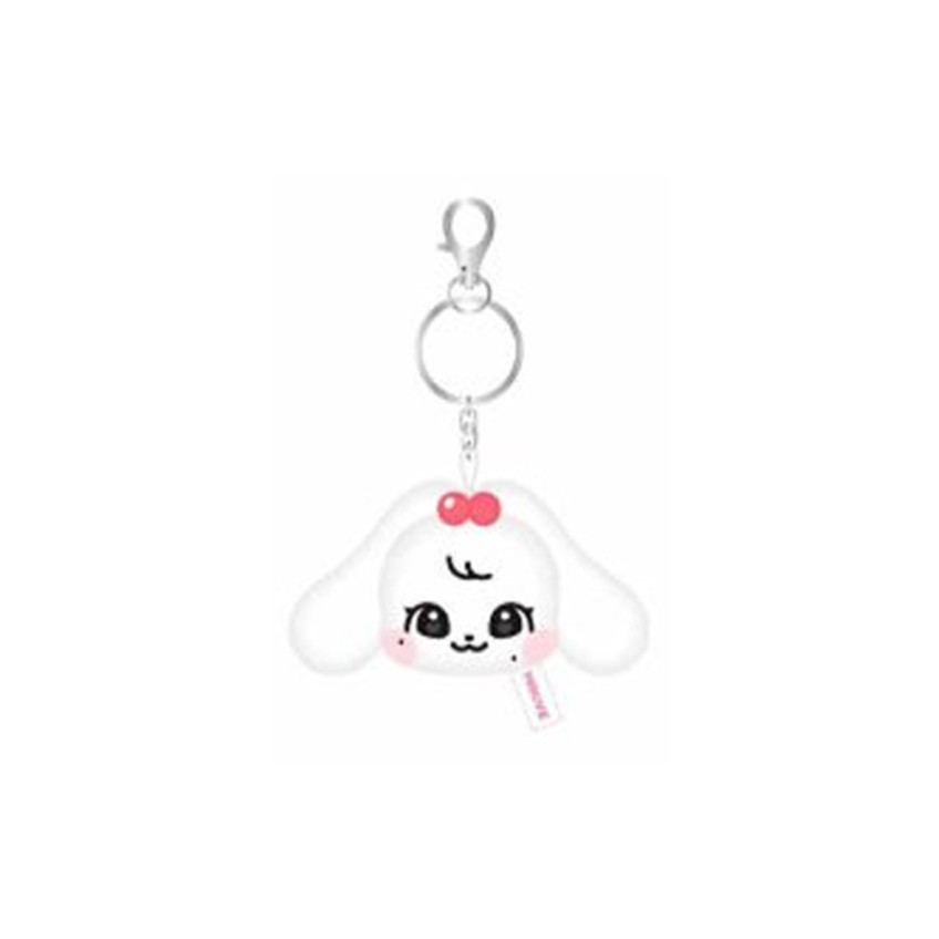 Cherry Mini Face Plush Keyring — IVE