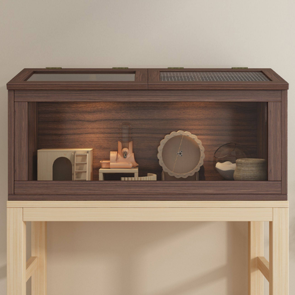 차니글로벌 햄스터 케이지 특대형 풀세트 원목 대형 80cm 100cm 120cm 구성품포함 - 상세 이미지 3