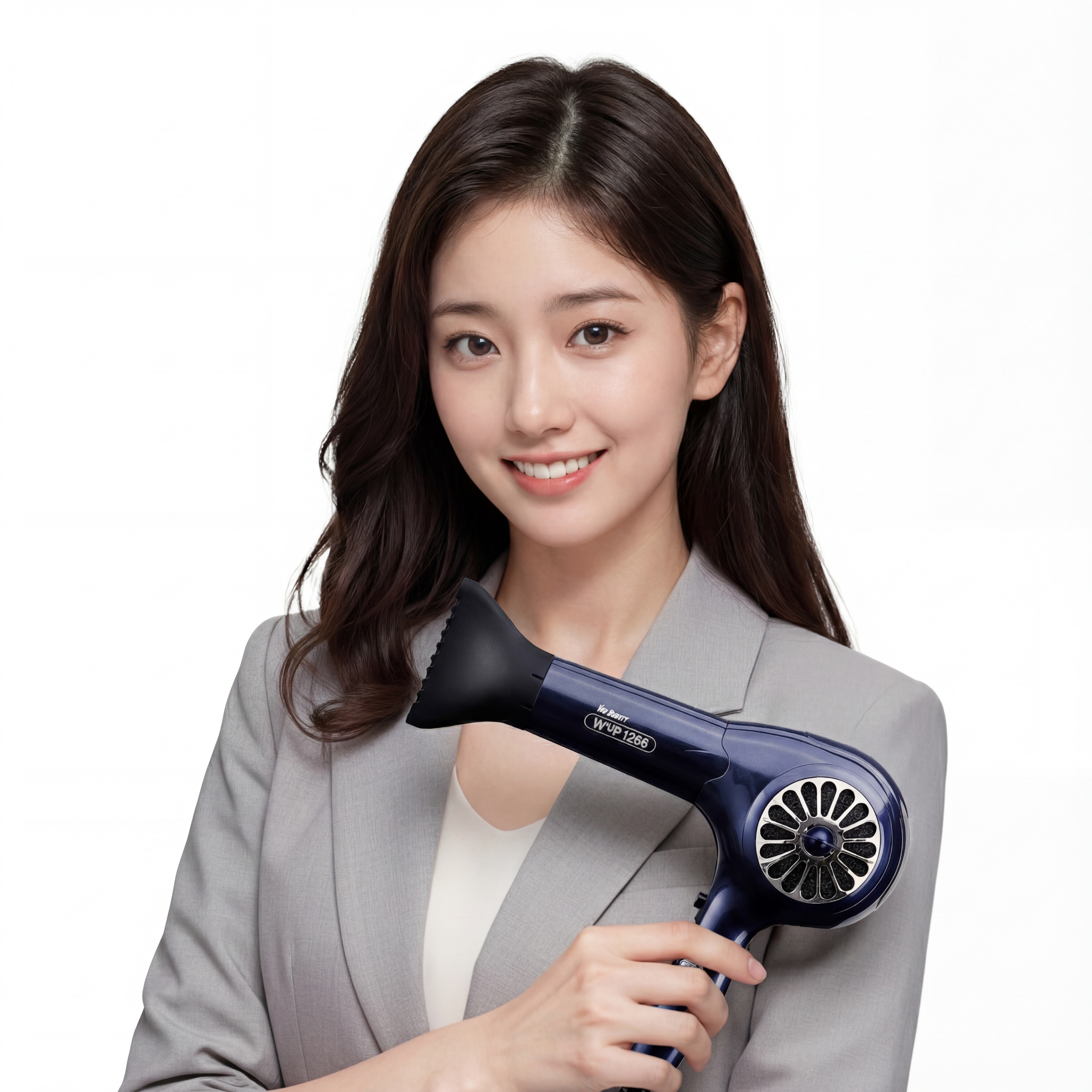 예스뷰티 WUP 헤어 드라이기 저소음 경량 미용실 가벼운 다크네이비 전문가용 이미지 3