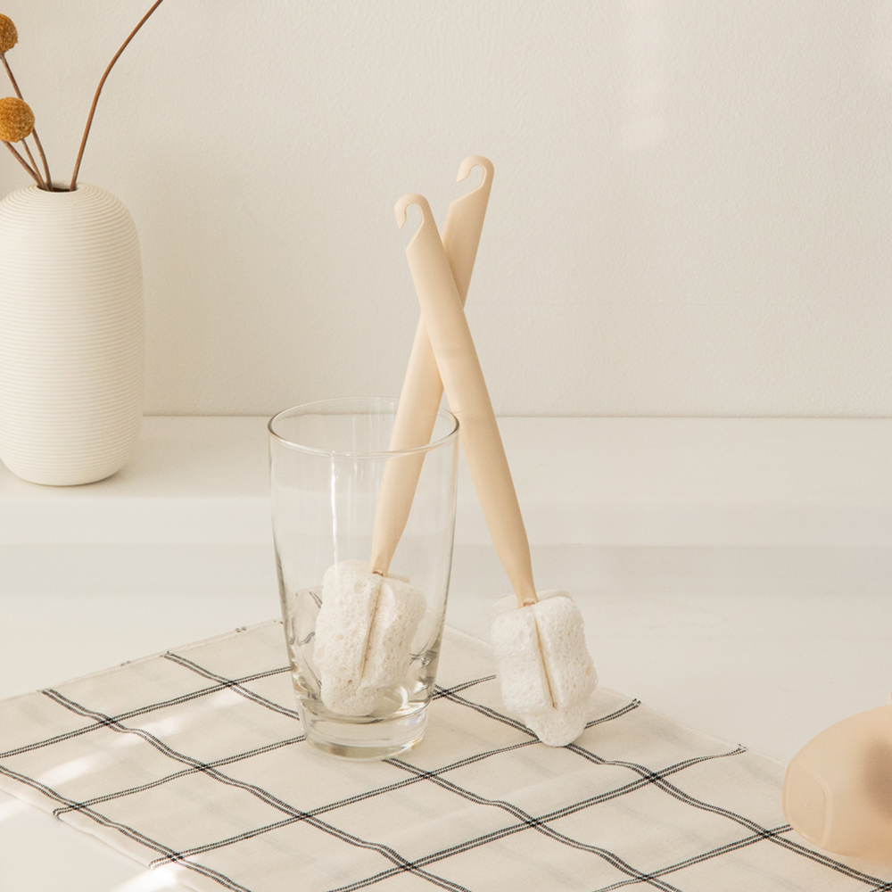 더마더 천연 스펀지 젖병 세척솔 친환경 브러쉬 2p 상세 이미지 6