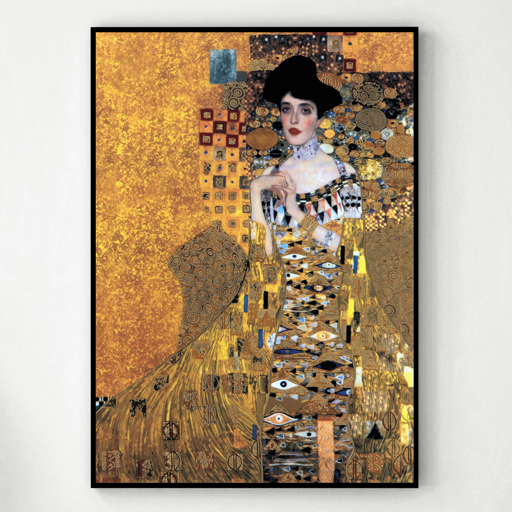 구스타프 클림트 인테리어 그림 액자 포스터 명화 Portrait of Adele 1907 - 상세 이미지 3