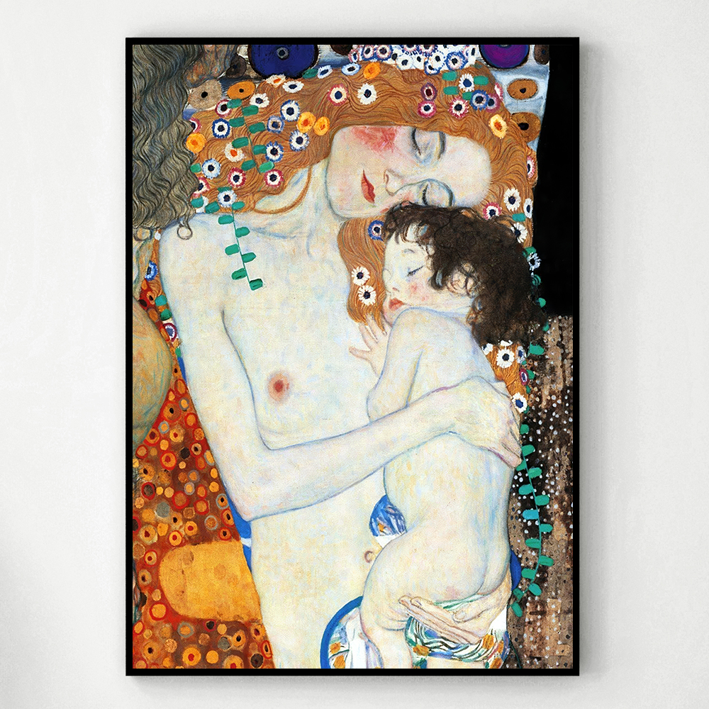 구스타프 클림트 인테리어 그림 액자 포스터 명화 The Three Ages of Woman - 상세 이미지 3