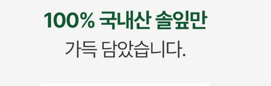 솔잎차 티백 차 국산 솔잎 50입 2개 - 상세 이미지 5