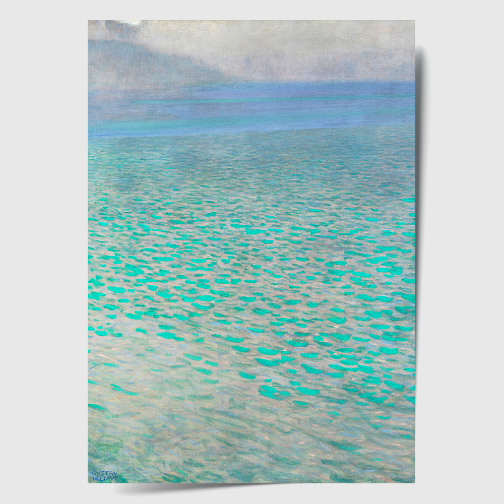 구스타프 클림트 인테리어 그림 액자 포스터 명화 Attersee 1900 - 상세 이미지 2