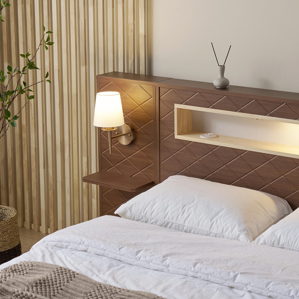 파르테 부부트윈침대 슈퍼싱글 트윈베드 높은 서랍형 호텔식 침대