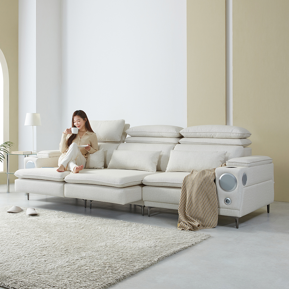 투코 시에모 클라우드 3세대 리클라이너 쇼파 슬라이딩 슬라이드 모션 무빙 소파 이지클린 가죽 패브릭 4인용