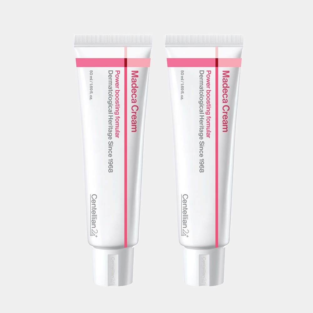 동국제약 센텔리안24 마데카크림 파워부스팅 포뮬러 어드밴스드 50ml 2개 / 비타민C 병풀크림 테카 콜라겐 기미 잡티 모공 멜라닌 개선 탄력에 도움, 항산화 토닝 케어 제품 이미지