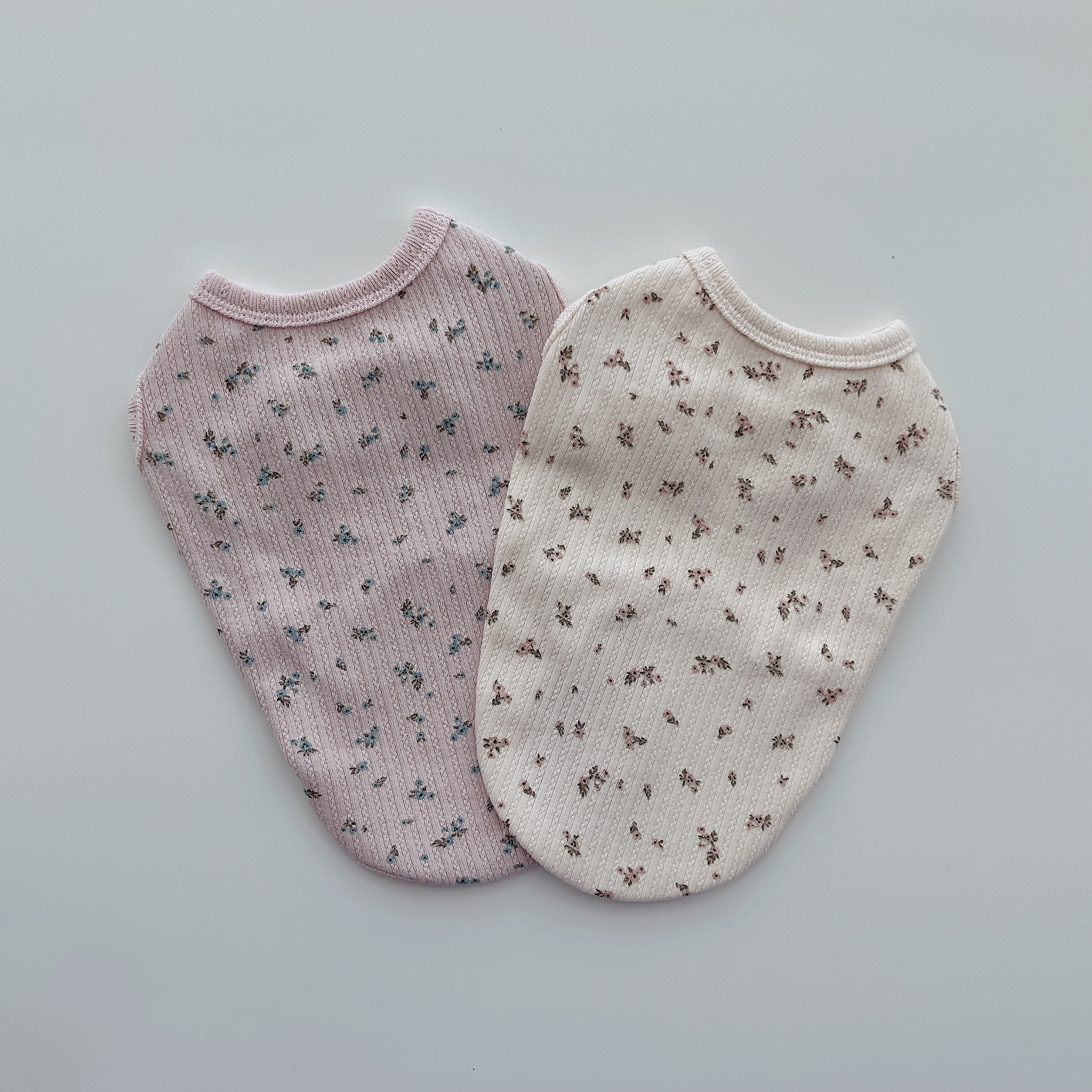 오프닝뮤즈 블라썸 데이 티셔츠 강아지 실내복 나시 잠옷 이미지 4