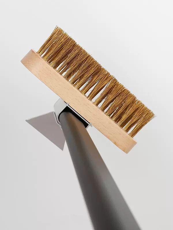피자 화덕 청소솔 오븐 대청소 밀대 장대 158mm 소형 40cm 브러시 - 상품 이미지