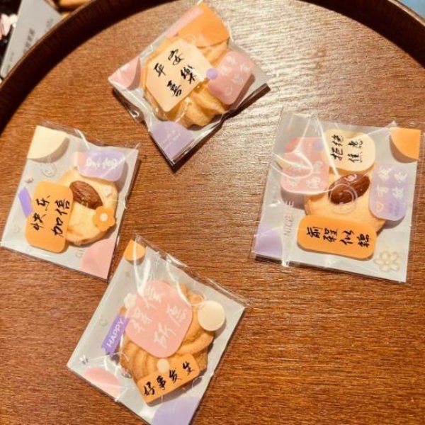 포장지 포장 씰링 투명 쿠키 접착 100장 미니 비닐 비스킷 떡 비닐봉투 기계 - 상세 이미지 4