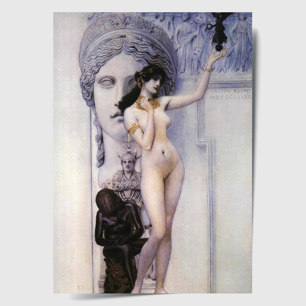 구스타프 클림트 인테리어 그림 액자 포스터 명화 Allegory of Sculpture - 상세 이미지 2
