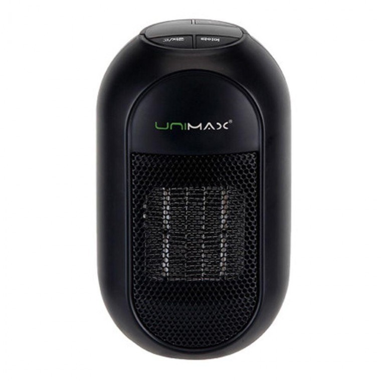 플러그인 미니 전기히터 블랙 전기난로 사무실 거실