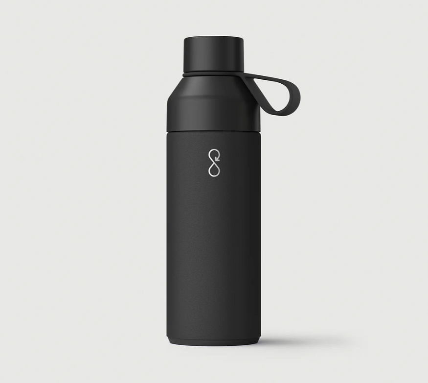 오션보틀 오리지널 재활용 스테인리스 스틸 물병 보온보냉 텀블러 500ml 옵시디언 블랙 - 상품 이미지