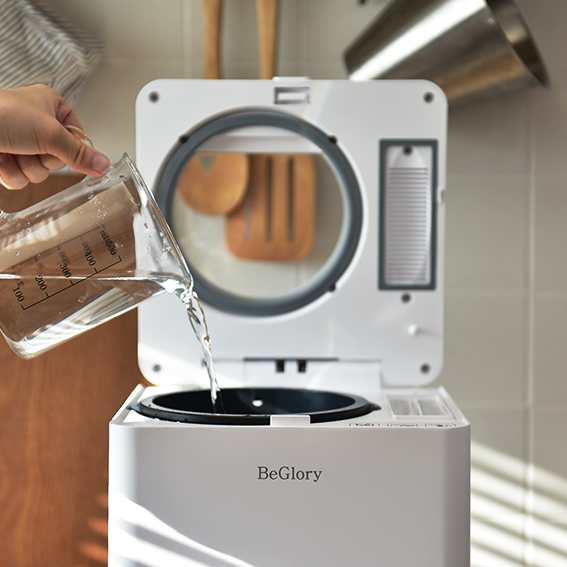 비글로리 음식물처리기 [네이버포인트 2만 + 리필 활성탄] 가정용 건조 분쇄 저소음 자동세척 2.5L