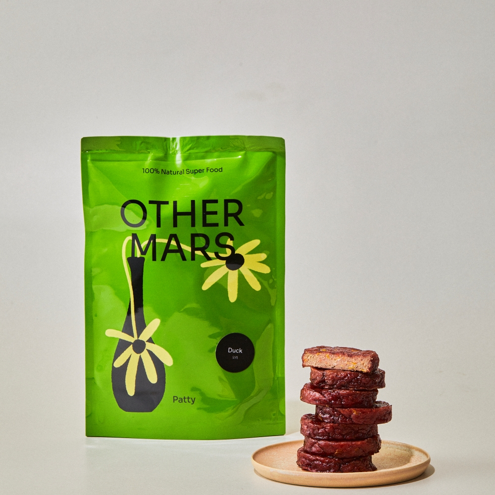 아더마스 강아지 화식 토핑 덕패티 100g (25g x 4ea) 제품 이미지