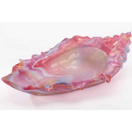 [해외]회접시 대왕소라 모형 플레이트 대방어 그릇 스시