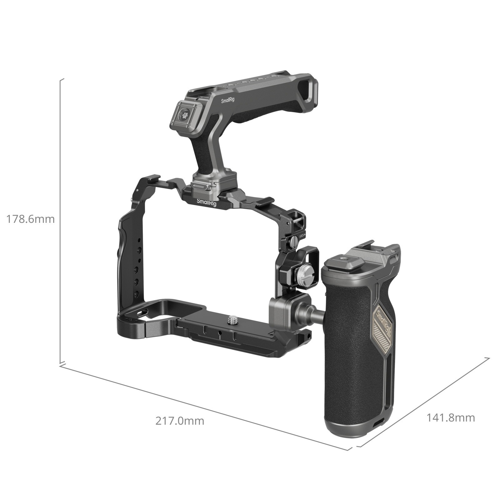 스몰리그 HawkLock 어드밴스드 케이지 키트 for 소니 A7V/A7RV/A7 IV 6028 - 상세 이미지 2