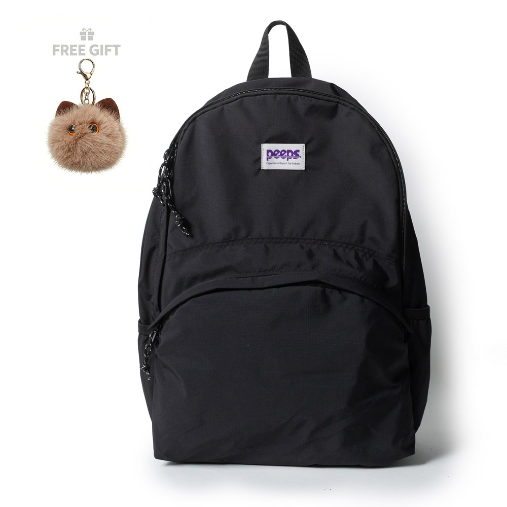 Standard Backpack (Large) 경량백팩 폼버디키링 포함 BLACK - 상품 이미지