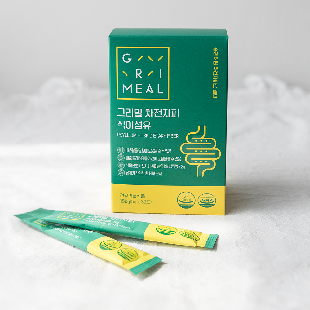 그리밀 차전자피 식이섬유 150g (5g x 30포), 1개 이미지 3