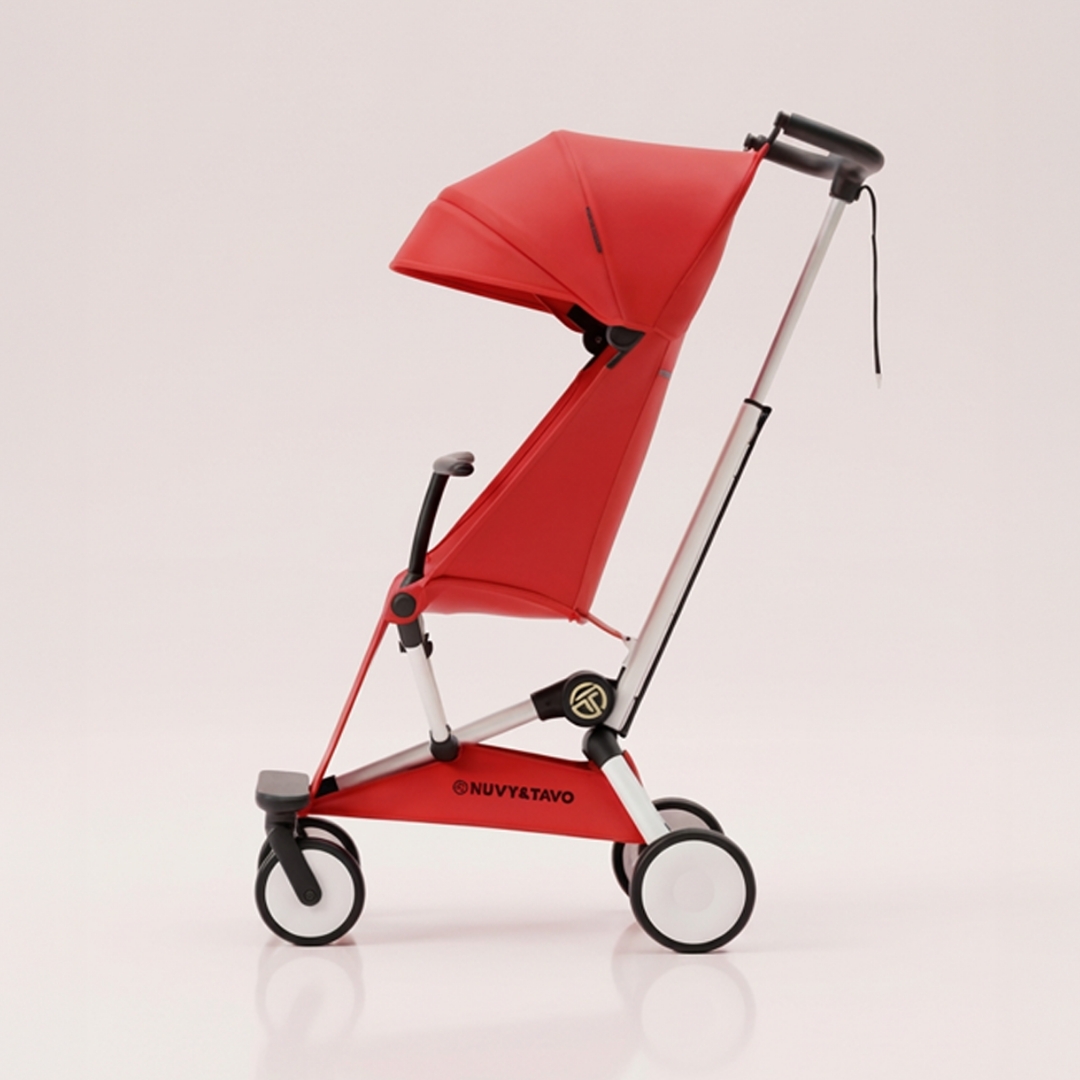 [누비앤타보] NUVY 트래블러M 여행용 트라이크 초경량 기내반입형 폴딩 레드