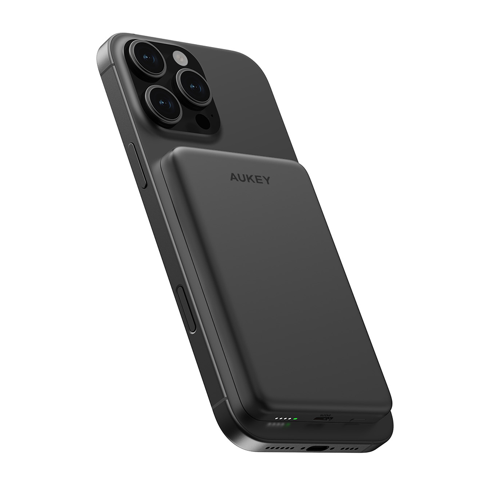 아오키 맥퓨전 M5000 5000mAh 20W Qi2 슬림형 무선 맥세이프 보조배터리/CCC 인증/C타입케이블 포함 - 상세 이미지 3