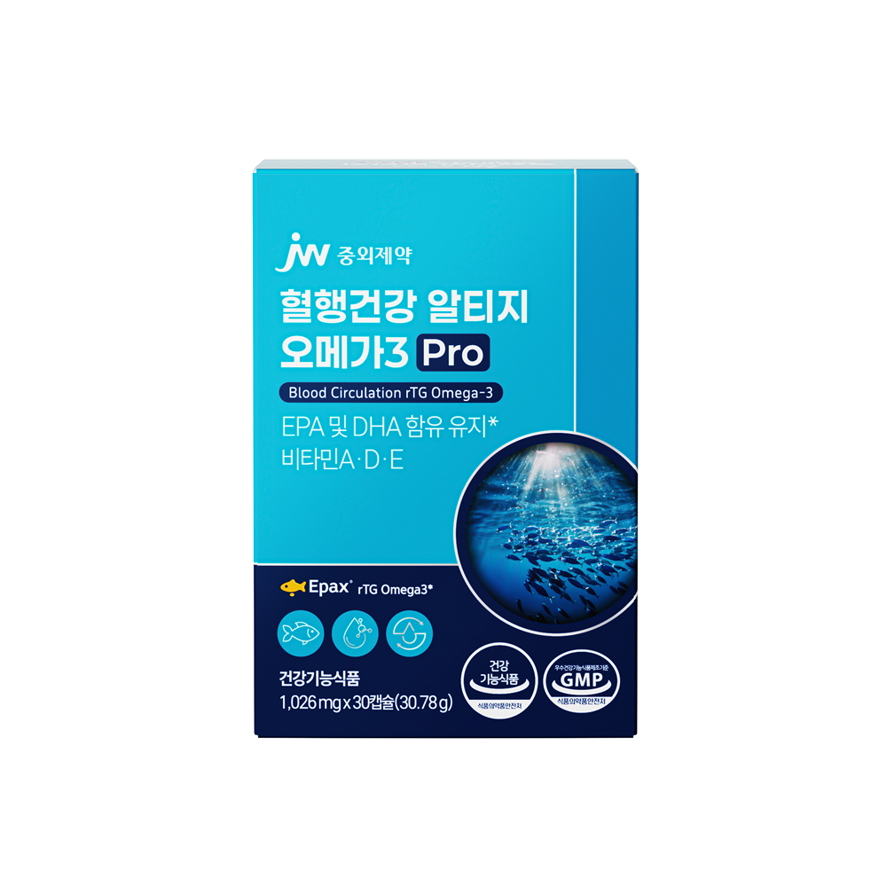 [3개월] JW중외제약 혈행건강 알티지 오메가3 Pro 1026mg 30캡슐, 3개 - 상세 이미지 5