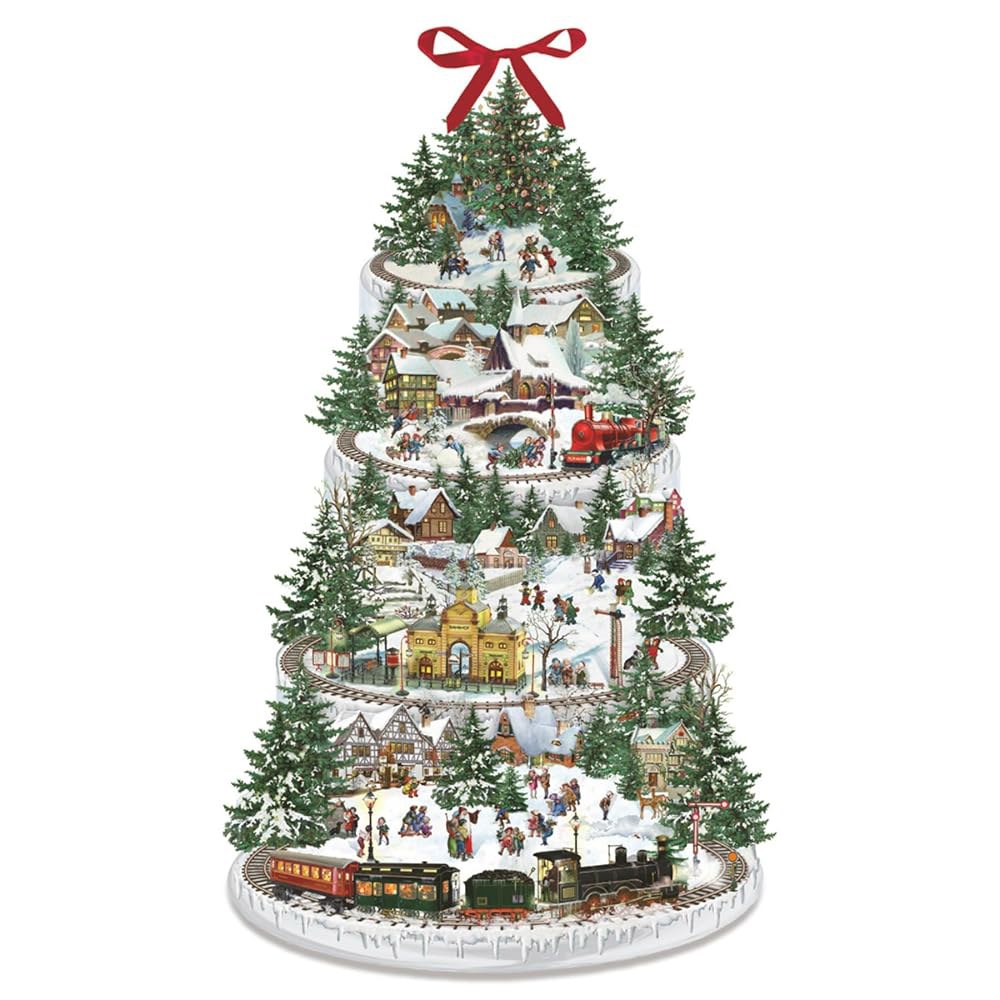 Christmas Railway Coppenrath Advent Calendar glitter hanging Behr / cm x Hole 42 by [calendar] 29.7 - 상품 이미지