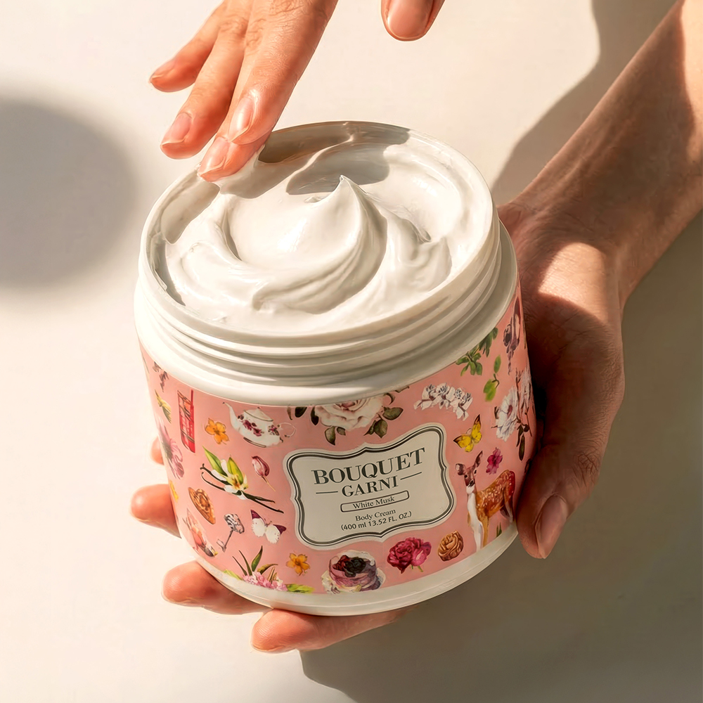 [1개] 부케가르니 딥 너리싱 바디크림 400ml 베이비파우더 향 - 상세 이미지 4