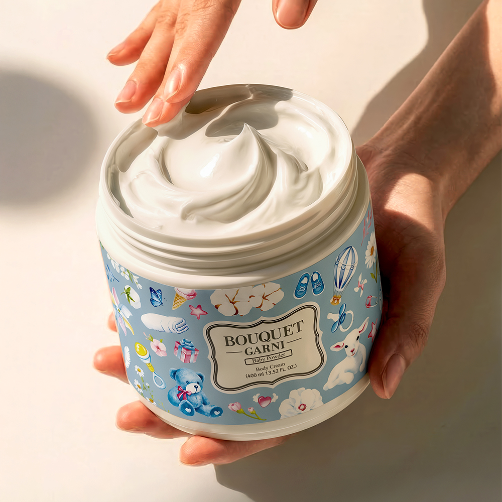 [1개] 부케가르니 딥 너리싱 바디크림 400ml 베이비파우더 향 이미지 7