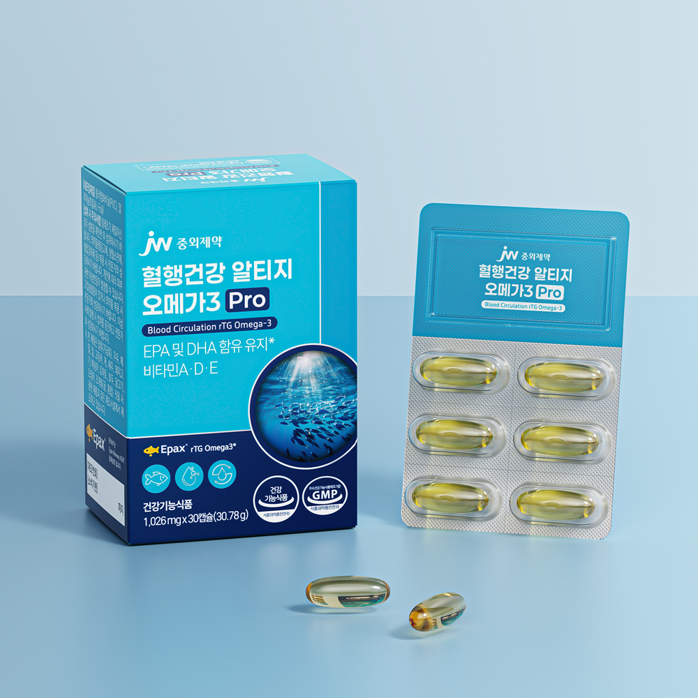 [3개월] JW중외제약 혈행건강 알티지 오메가3 Pro 1026mg 30캡슐, 3개 - 상세 이미지 4