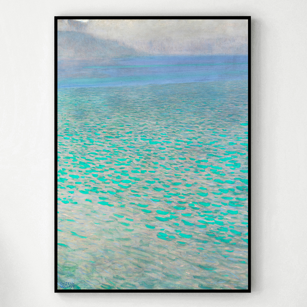 구스타프 클림트 인테리어 그림 액자 포스터 명화 Attersee 1900 - 상세 이미지 3
