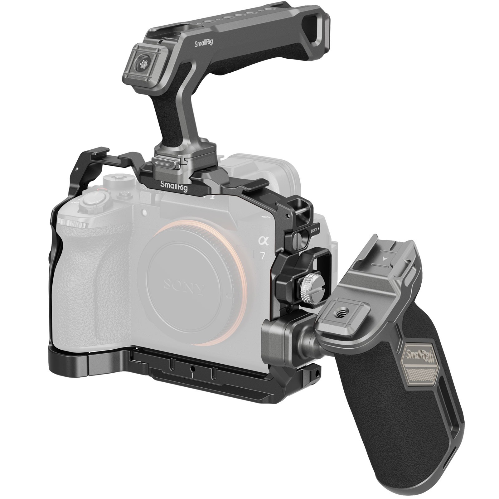스몰리그 HawkLock 어드밴스드 케이지 키트 for 소니 A7V/A7RV/A7 IV 6028 - 상품 이미지