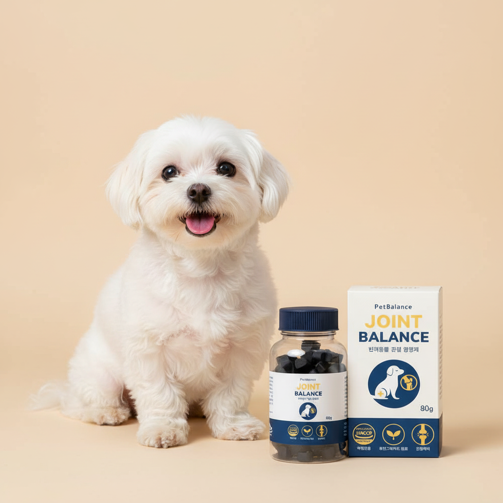 강아지 관절 영양제 슬개골 관리 펫밸런스 조인트밸런스 80g, 2개
