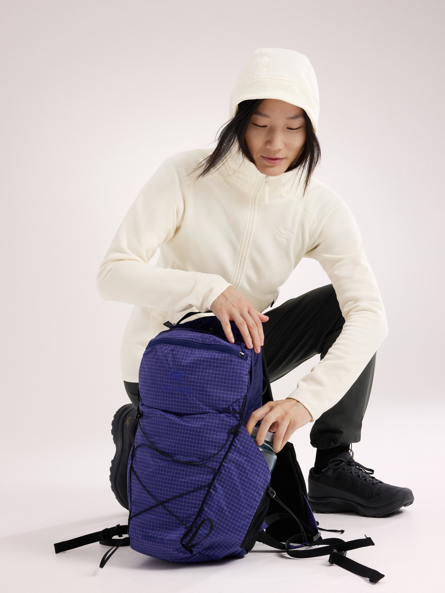 아크테릭스 카이어나이트 후디 여성 25FW 기모 플리스 미드레이어 아웃도어 러닝 이미지 7