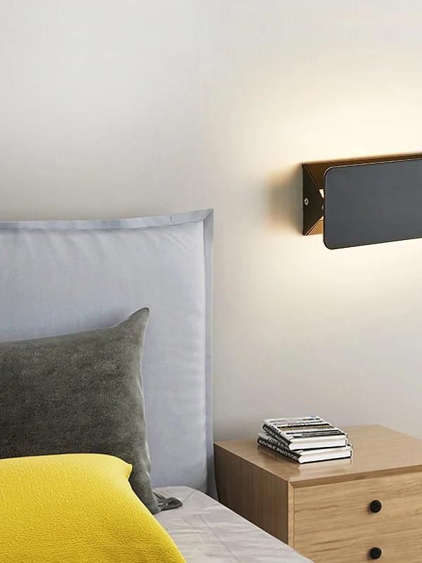 벽부등 미니멀 벽조명 벽등 복도 램프 LED 호텔 북유럽 블랙 16cm 6W 웜라이트 - 상세 이미지 5