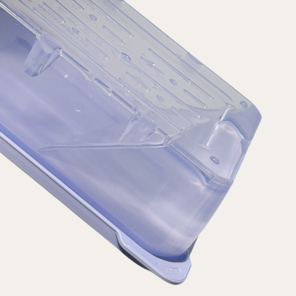 냉장고 냉동실 정리용기 냉동 밥 국 소분 보관용기 650ml, 2개 - 상세 이미지 4