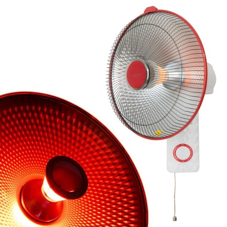 벽걸이 코일 전기히터 좌우회전 타이머