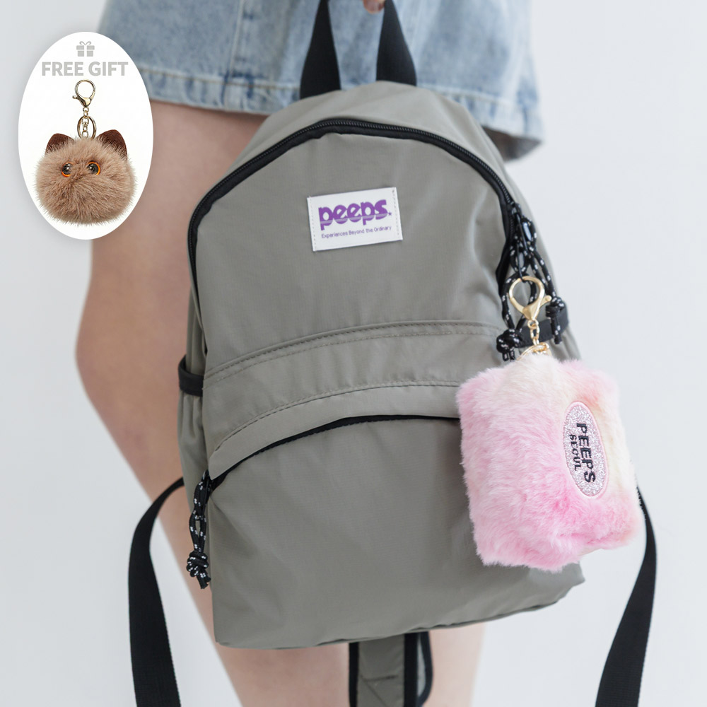 Standard Backpack (Small) 미니백팩 폼버디키링 포함 CHARCOAL - 상품 이미지