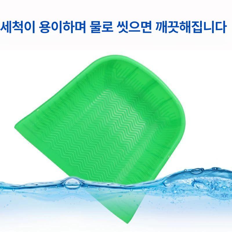곡식 선별기 플라스틱키 소쿠리 버킷 곡물 삼태기 참깨 시골 대형 초두꺼운 레드 - 상세 이미지 3