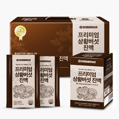 상황버섯 진액 국산 프리미엄 70ml 30포 면역력 항산화 - 상품 이미지