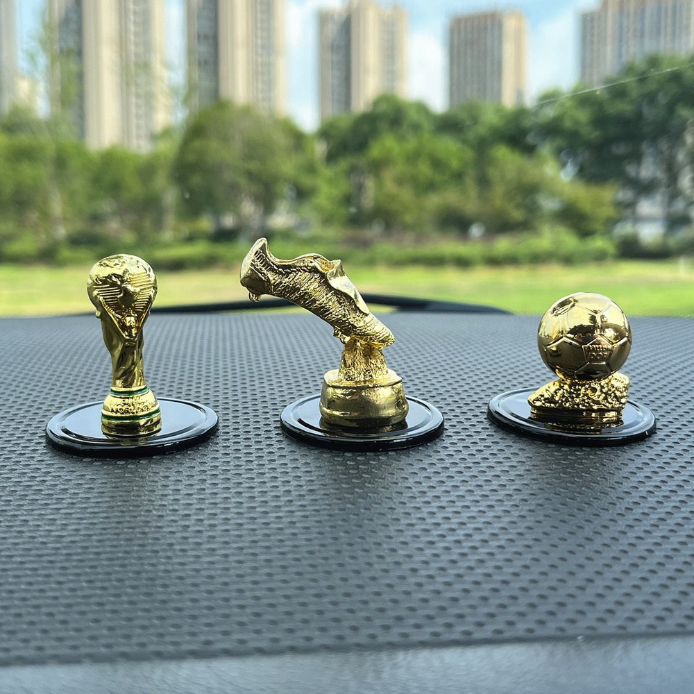 메시피규어 축구선수 피규어 10cm 바블헤드 월드컵트로피 황금축구공 황금축구화 국기볼 - 상세 이미지 5