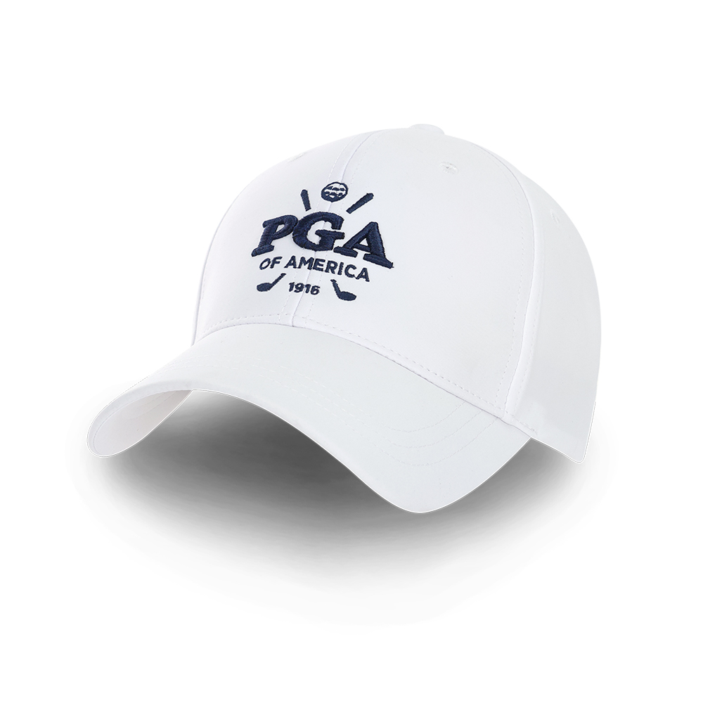PGA 남성용 시그니처 3D 자수 로고 볼캡 PGA-CP03 화이트, FREE - 상세 이미지 3