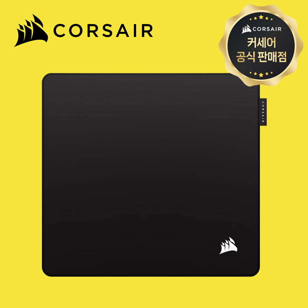 [국내정발] 커세어 MM PRO 게이밍 마우스패드 블랙, 미디엄 - 상품 이미지