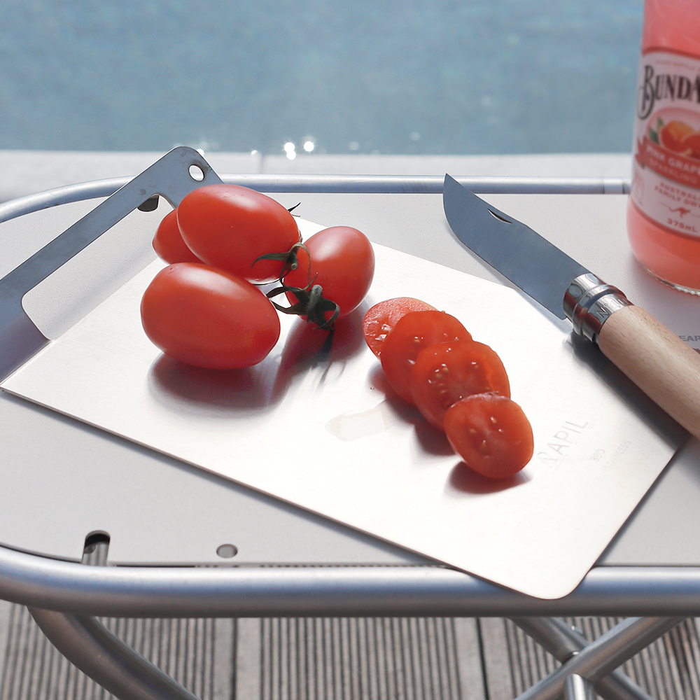 아필 폴드 스테인리스 캠핑 도마 향균 플레이트 L (250X340mm) - 상세 이미지 4