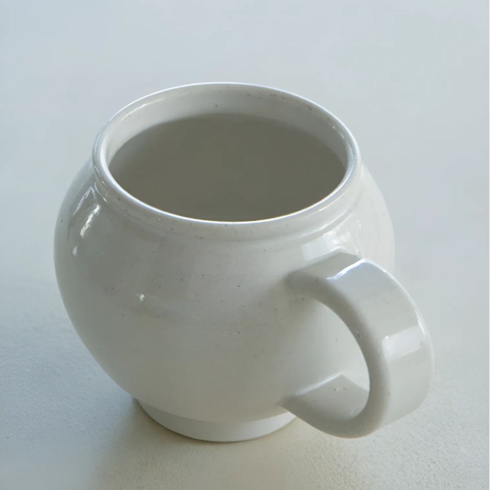 백자 달항아리 머그컵 450ml 도자기 티 머그잔 이미지 7