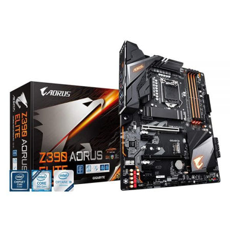 [해외]Gigabyte Z390 어로스 엘리트(인텔 LGA1151/Z390/ATX/2xM.2/Realtek ALC1220/RGB 퓨전/게이밍 마더보드)