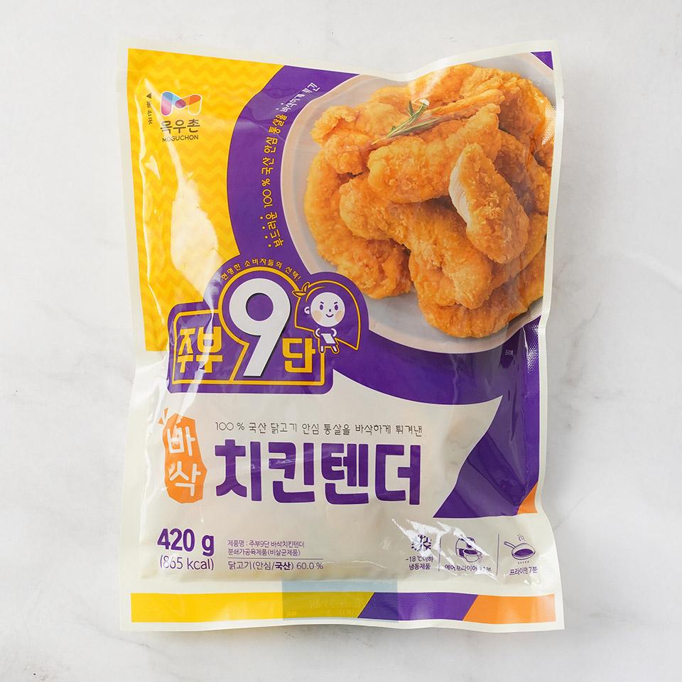 메가마트 농협 목우촌 주부9단 바삭치킨텐더 420g - 상품 이미지