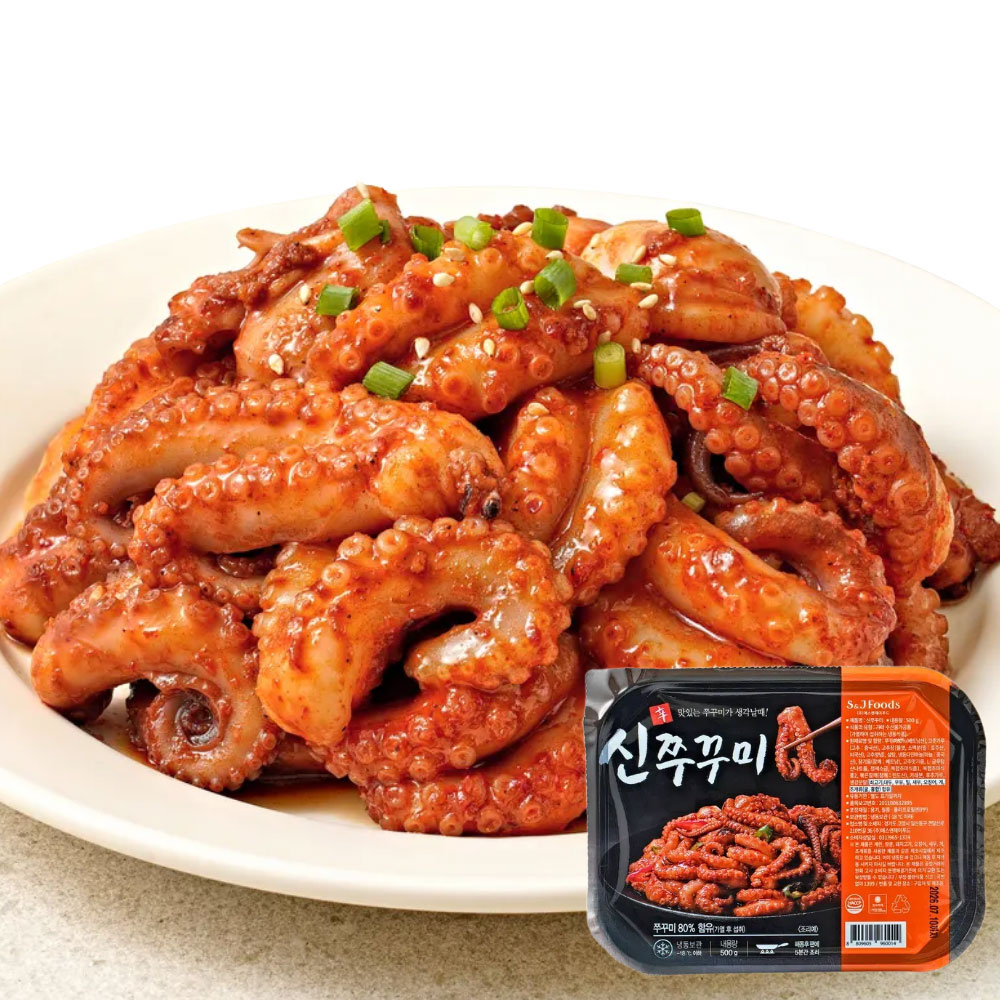 대용량 프리미엄 신쭈꾸미 500g 30팩 양념쭈꾸미 대용량 - 상세 이미지 5