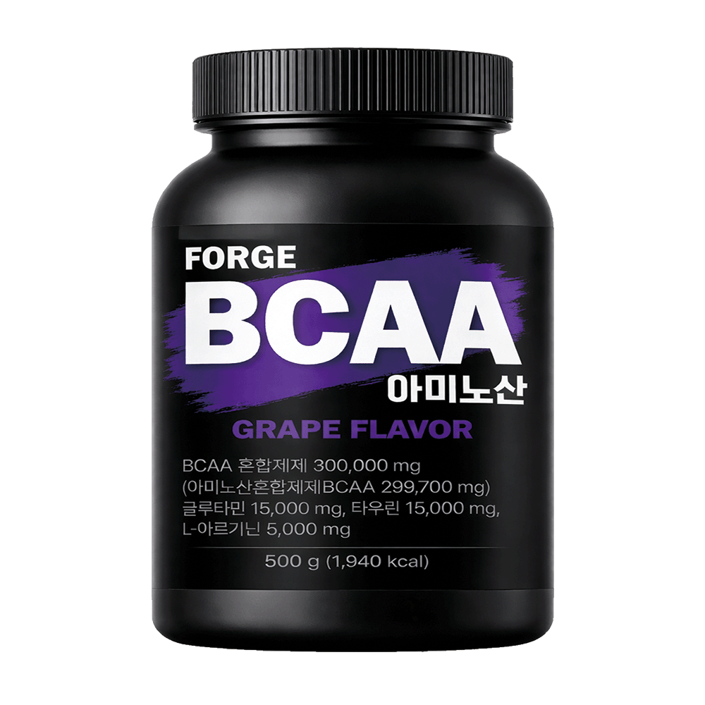 포지 BCAA 아미노 아르기닌 바이탈 글루타민 보충제 필수아미노산 포도, 500g, 1개 - 상품 이미지