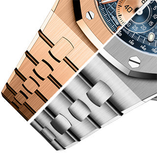 바제나리 오데마피게 로얄오크 41mm 크로노그래프 브레이슬릿 모델 전용 러버밴드 (ref 15400.15500.15510.26239.26331.26240) 손목 17cm 이하
